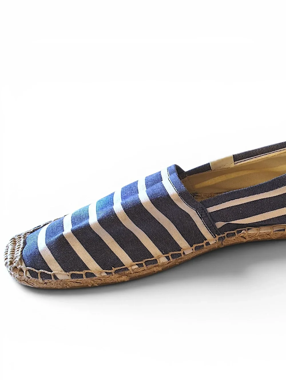 Soludos Striped Espadrilles Women’s Size 10 Blue White Slip On Flats